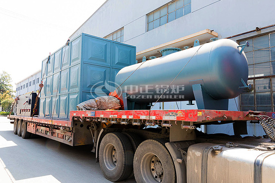 宣威沃土農(nóng)業(yè)240萬大卡YLW系列鏈條爐排導熱油鍋爐項目